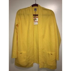 Anne Klein Women Malibu Open Front Cardigan  XS